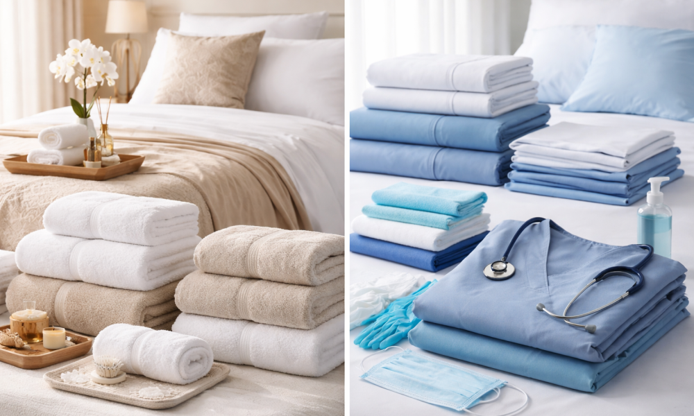 Textiles for hospitality and healthcare